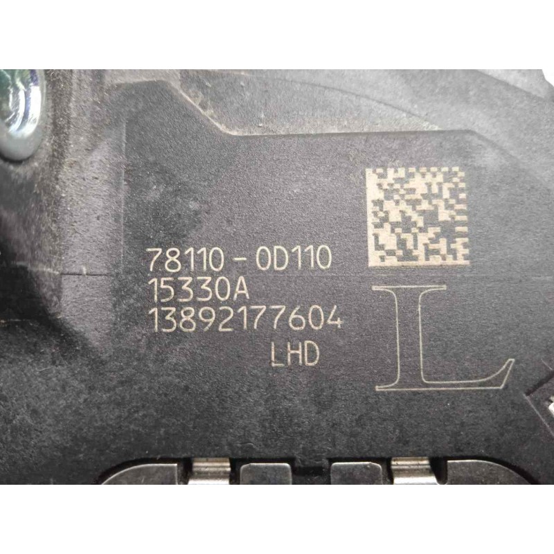 Recambio de potenciometro pedal para toyota yaris 1.5 16v cat (híbrido) referencia OEM IAM 781100D110-15330A  