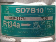 Recambio de compresor aire acondicionado para seat arosa (6h1) 1.0 referencia OEM IAM SD7B107158 SANDEN - 6.CANALES SD7B10 2