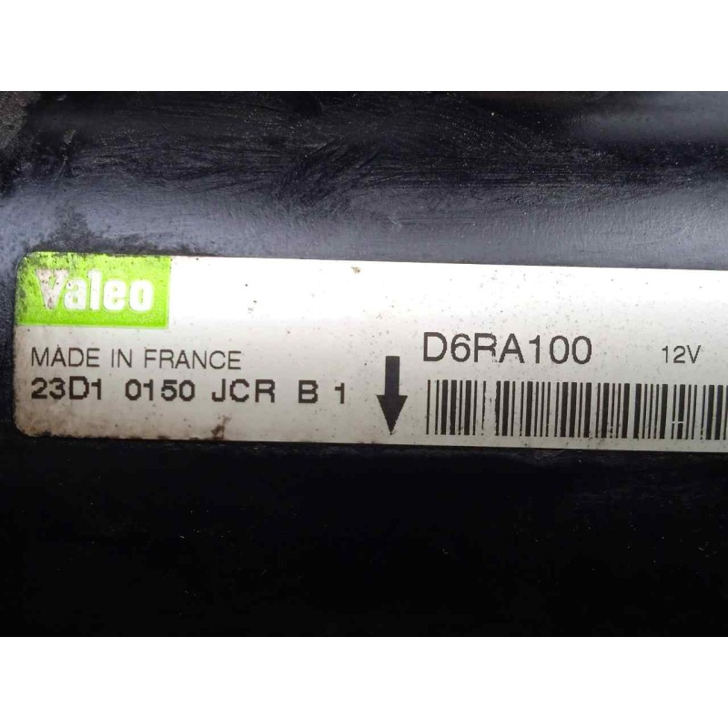 Recambio de motor arranque para citroën saxo 1.5 diesel referencia OEM IAM D6RA100 9.DIENTES VALEO