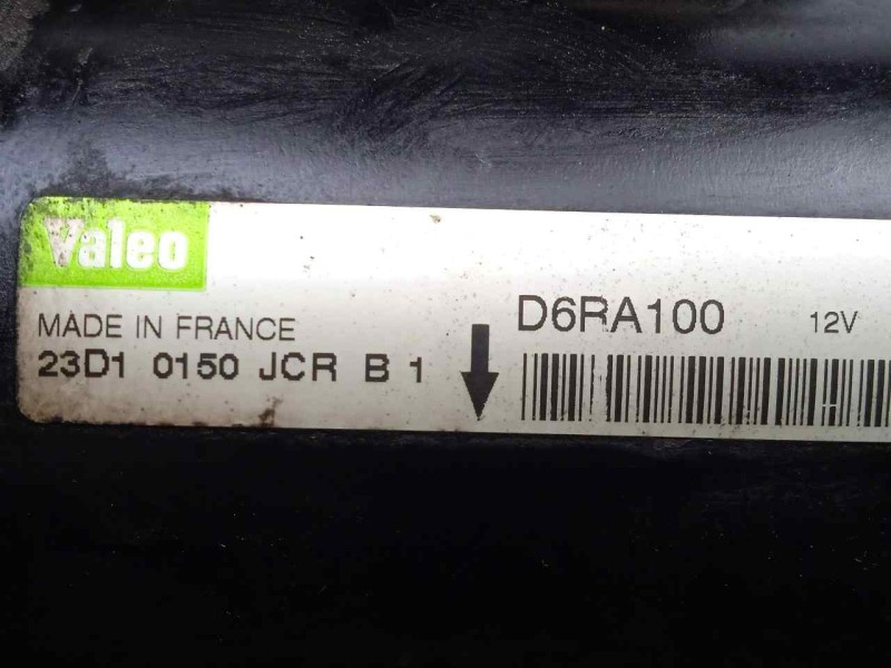 Recambio de motor arranque para citroën saxo 1.5 diesel referencia OEM IAM D6RA100 9.DIENTES VALEO