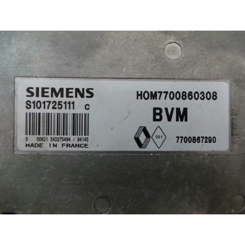 Recambio de centralita motor uce para renault laguna (b56) 1.8 referencia OEM IAM S101725111C-HOM7700860308-7700867290  SIEMENS