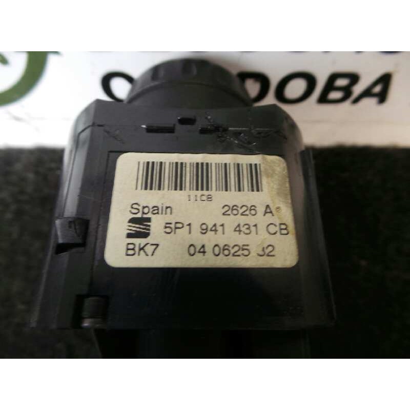 Recambio de interruptor luces para seat altea (5p1) 1.9 tdi referencia OEM IAM 5P1941431CB 2.ANTINIEBLAS 