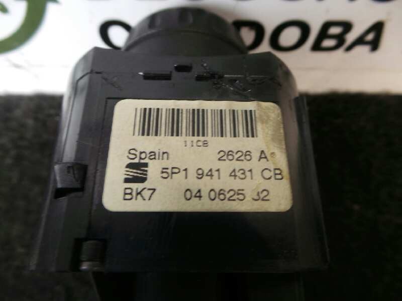 Recambio de interruptor luces para seat altea (5p1) 1.9 tdi referencia OEM IAM 5P1941431CB 2.ANTINIEBLAS 