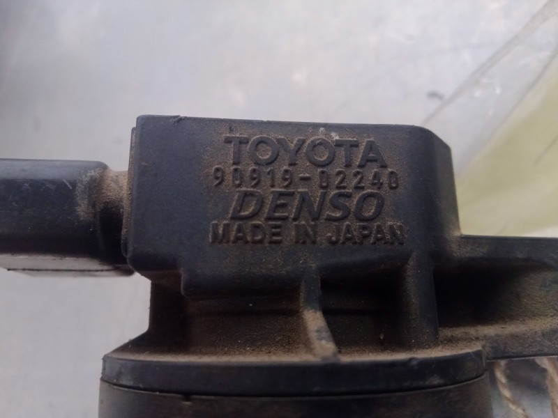 Recambio de bobina encendido para toyota yaris (ncp1/nlp1/scp1) 1.0 cat referencia OEM IAM 9091902240  DENSO