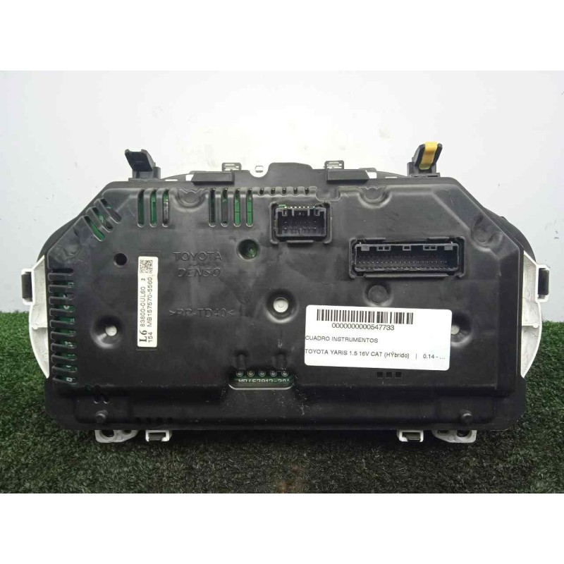 Recambio de cuadro instrumentos para toyota yaris 1.5 16v cat (híbrido) referencia OEM IAM 838000UL60-1575705560  