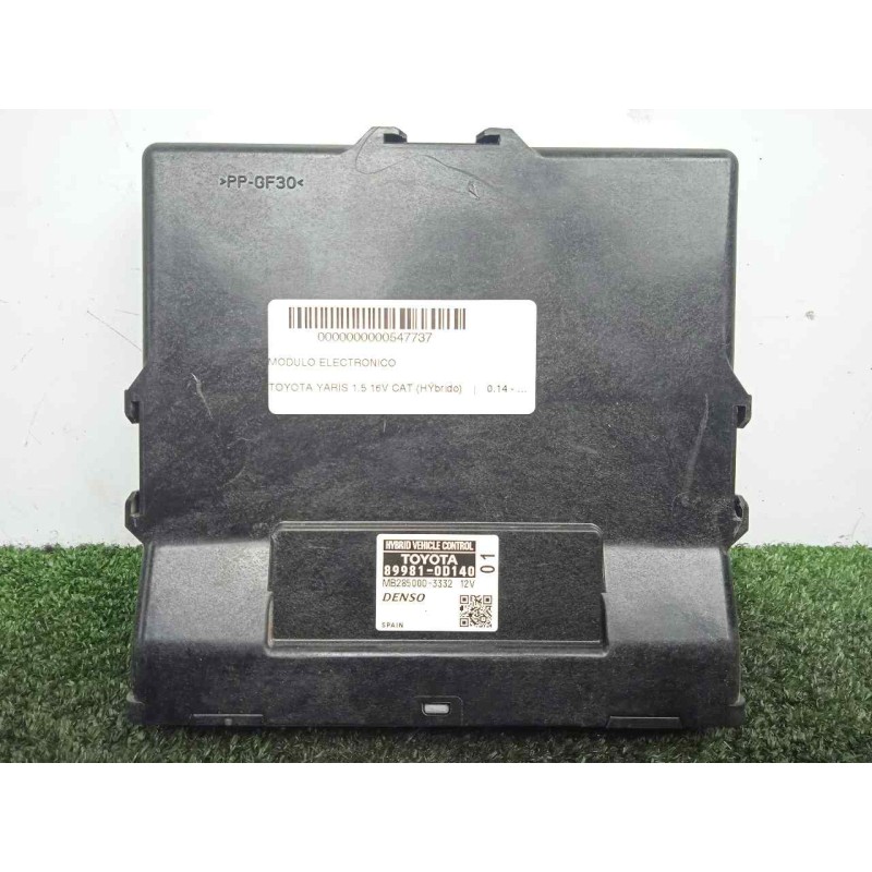 Recambio de modulo electronico para toyota yaris 1.5 16v cat (híbrido) referencia OEM IAM 899810D140-MB2850003332-2850003332 DEN