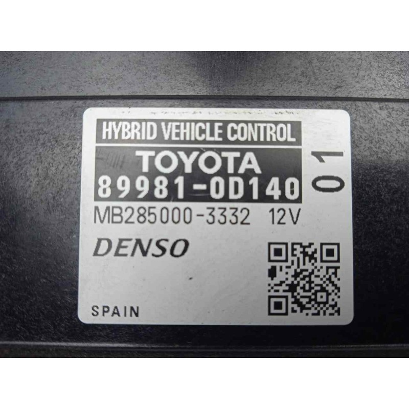 Recambio de modulo electronico para toyota yaris 1.5 16v cat (híbrido) referencia OEM IAM 899810D140-MB2850003332-2850003332 DEN