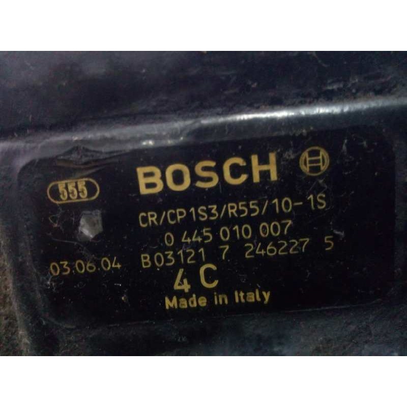 Recambio de bomba inyeccion para fiat doblo (119) 1.9 jtd cat referencia OEM IAM 0445010007 B0312172462275 BOSCH