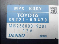 Recambio de modulo electronico para toyota yaris 1.5 16v cat (híbrido) referencia OEM IAM 892210D470-MB2380009281-2380009281   2