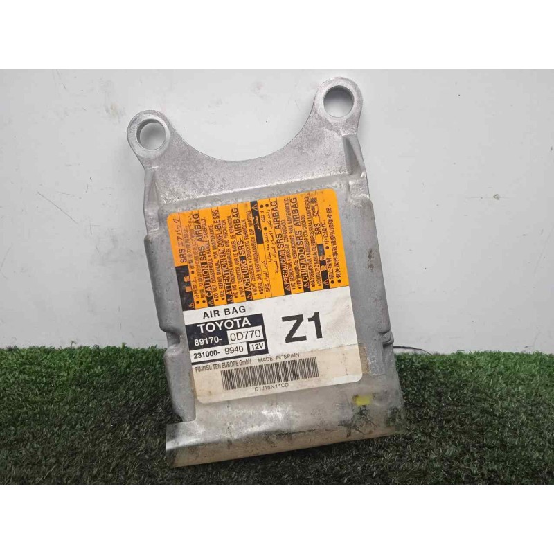 Recambio de centralita airbag para toyota yaris 1.5 16v cat (híbrido) referencia OEM IAM 891700D770-2310009940  