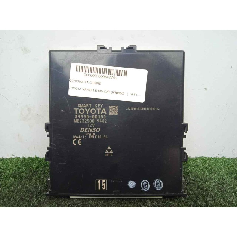 Recambio de centralita cierre para toyota yaris 1.5 16v cat (híbrido) referencia OEM IAM 899900D150-MB2325009482-2325009482  