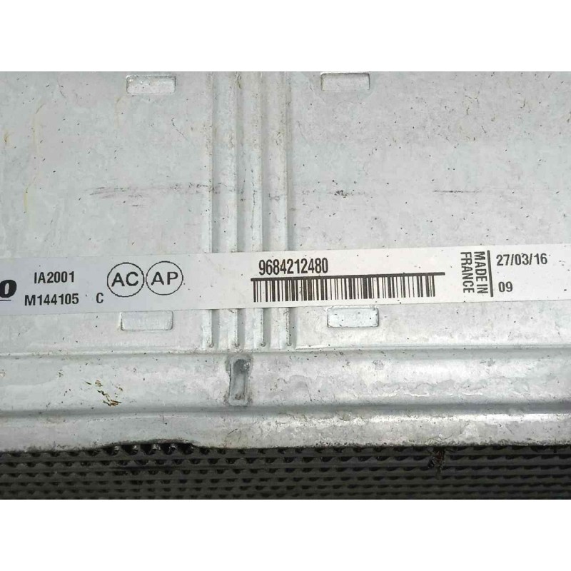 Recambio de intercooler para peugeot partner kasten 1.6 blue-hdi fap referencia OEM IAM 9684212480-M144105C-0384N9 300X150X80 AL