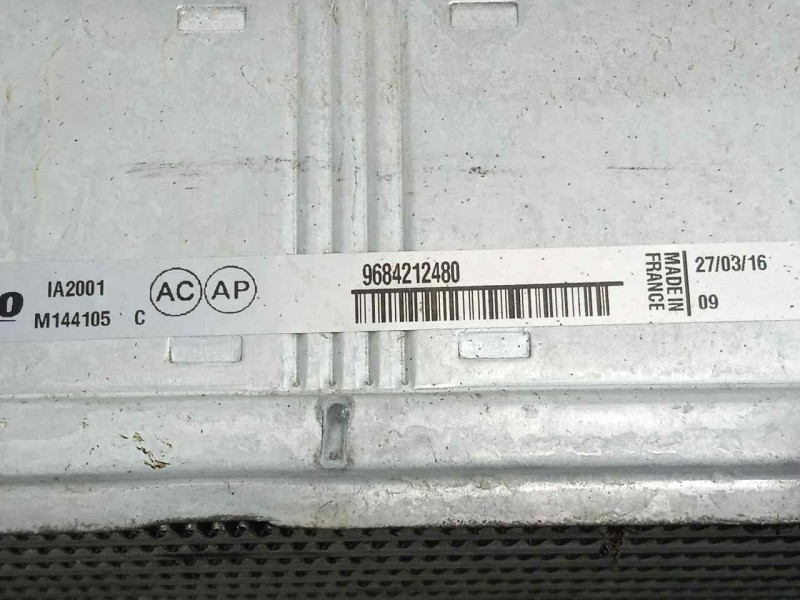 Recambio de intercooler para peugeot partner kasten 1.6 blue-hdi fap referencia OEM IAM 9684212480-M144105C-0384N9 300X150X80 AL