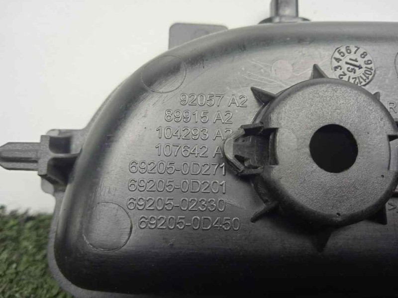 Recambio de maneta interior trasera derecha para toyota yaris 1.5 16v cat (híbrido) referencia OEM IAM 6920502330C2  