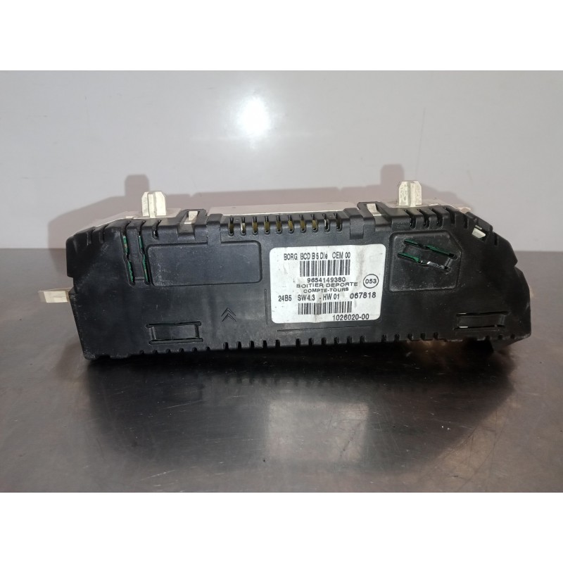 Recambio de pantalla multifuncion para citroën c4 berlina 1.6 16v hdi referencia OEM IAM 9654149380  