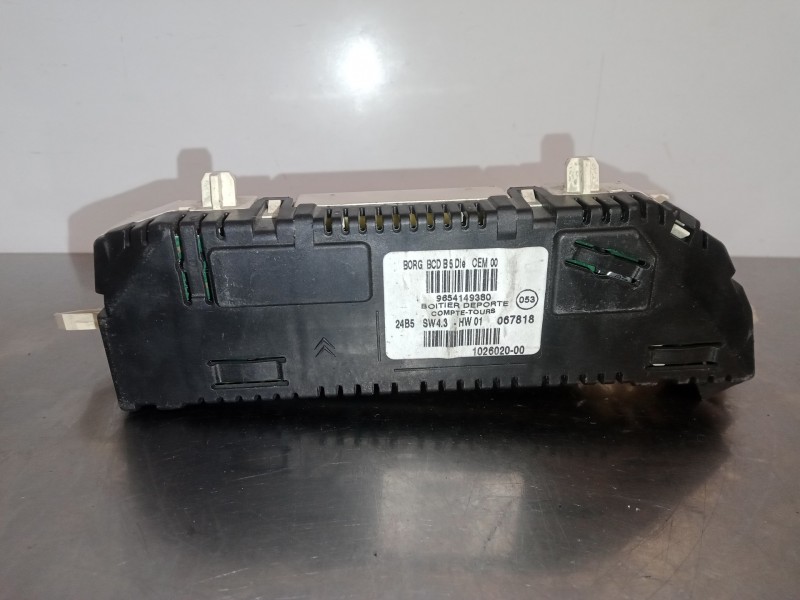 Recambio de pantalla multifuncion para citroën c4 berlina 1.6 16v hdi referencia OEM IAM 9654149380  