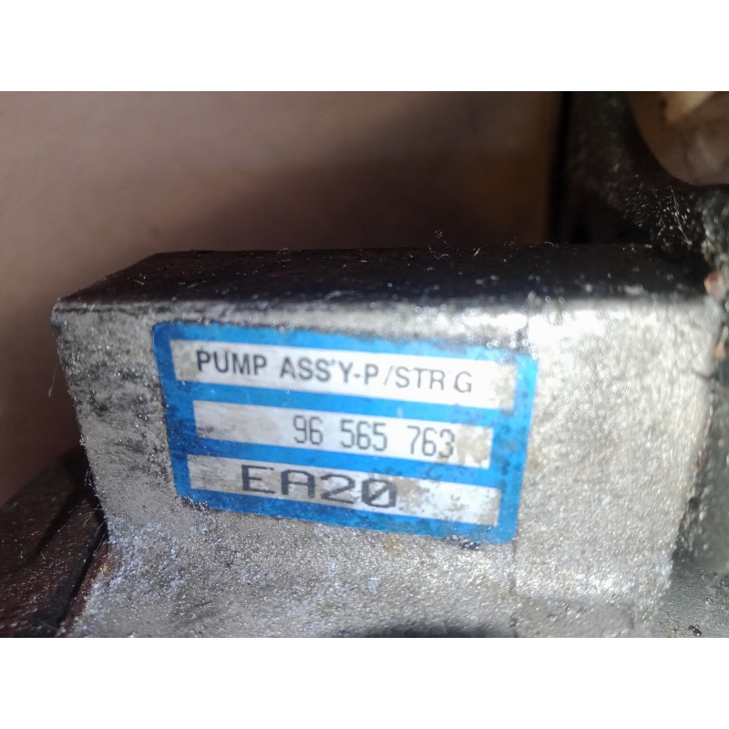 Recambio de bomba direccion para chevrolet matiz 0.8 cat referencia OEM IAM 96565763  EA20