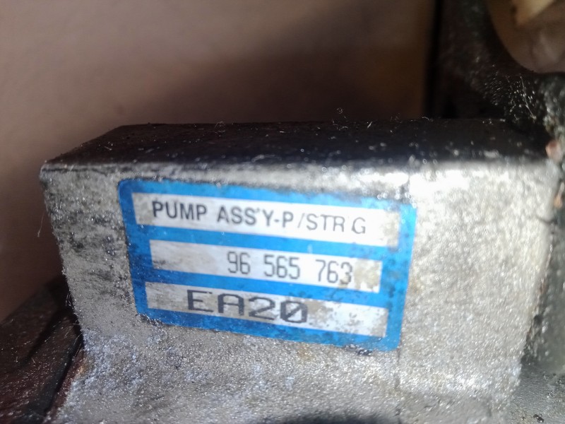 Recambio de bomba direccion para chevrolet matiz 0.8 cat referencia OEM IAM 96565763  EA20