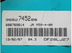 Recambio de cuadro instrumentos para peugeot partner (s2) 1.6 16v hdi cat referencia OEM IAM 9662745280 1.CONECTOR JAEGER 2