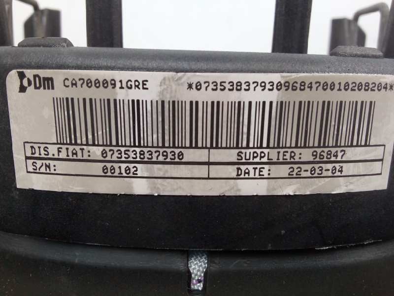 Recambio de airbag delantero izquierdo para fiat idea (135) 1.4 referencia OEM IAM 07353837930  