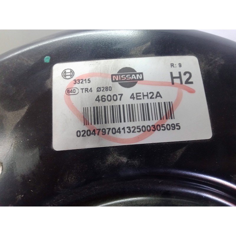 Recambio de servofreno para renault kadjar 1.5 dci diesel fap energy referencia OEM IAM 460074EH2A 3.PINES 