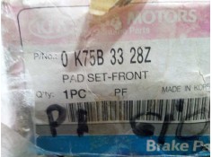 Recambio de pastillas frenos delanteras para kia pregio 2.7 diesel referencia OEM IAM 0K75B3328Z NUEVO DE LA KIA 2