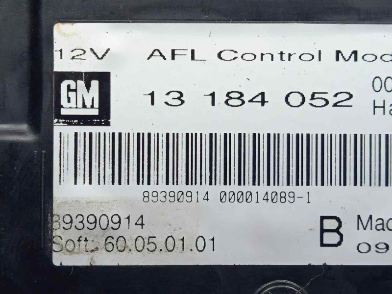 Recambio de centralita faros xenon para opel vectra c berlina 1.9 cdti referencia OEM IAM 13184052-89390914  