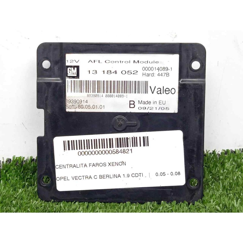 Recambio de centralita faros xenon para opel vectra c berlina 1.9 cdti referencia OEM IAM 13184052-89390914  