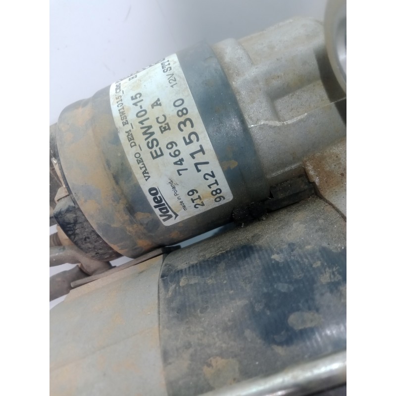 Recambio de motor arranque para peugeot 208 1.2 12v vti referencia OEM IAM 9812715380-ESW1015-2I97469ECA  