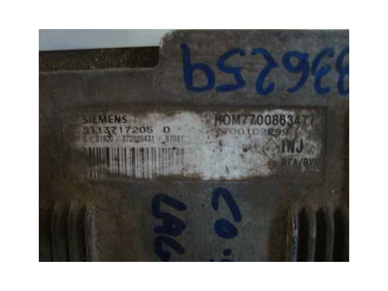 Recambio de centralita motor uce para renault laguna (b56) 2.0 referencia OEM IAM S113717205D-HOM7700863477-7700102299  
