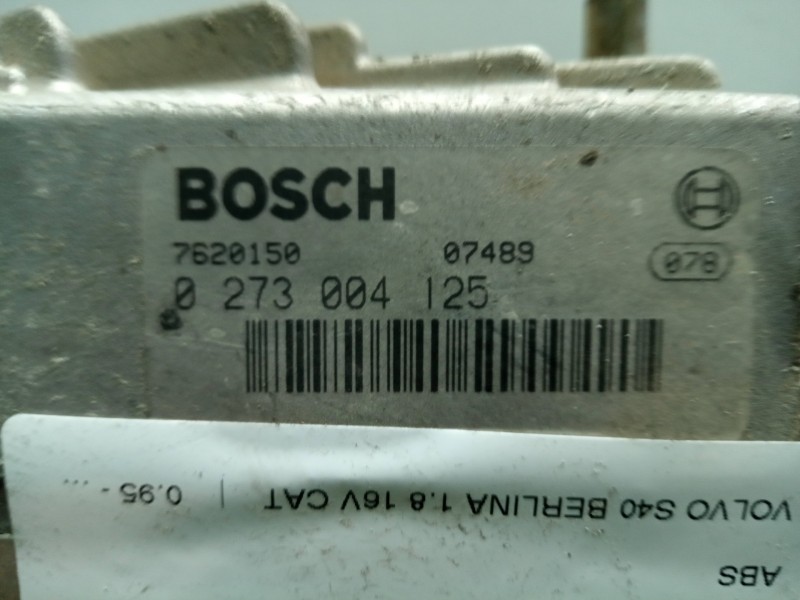 Recambio de abs para volvo s40 berlina 1.8 16v cat referencia OEM IAM 0265216017-30821397-0273004125  