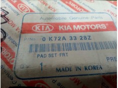Recambio de pastillas frenos delanteras para kia pregio 2.7 diesel referencia OEM IAM 0K72A3328Z NUEVO DE LA KIA 2