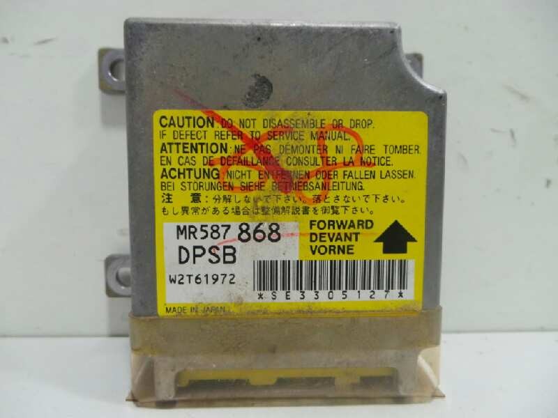 Recambio de centralita airbag para mitsubishi outlander (cu0w) 2.0 cat referencia OEM IAM MR587868-W2T61972-SE3305127  
