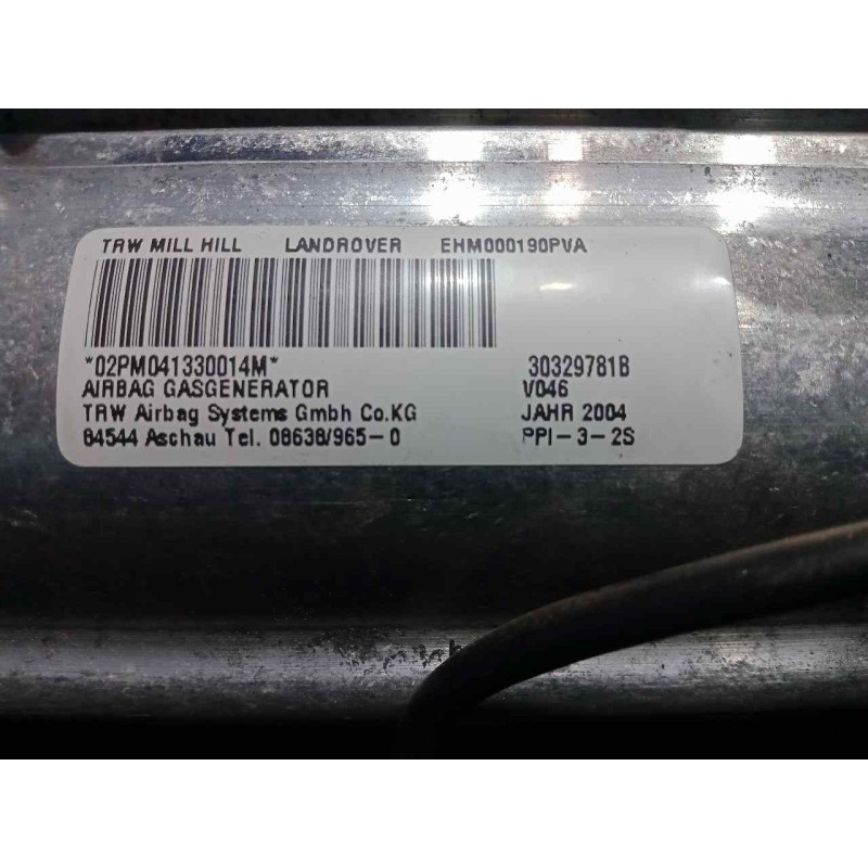 Recambio de airbag delantero derecho para land rover range rover (lm) 3.0 td6 referencia OEM IAM EHM000190PVA  