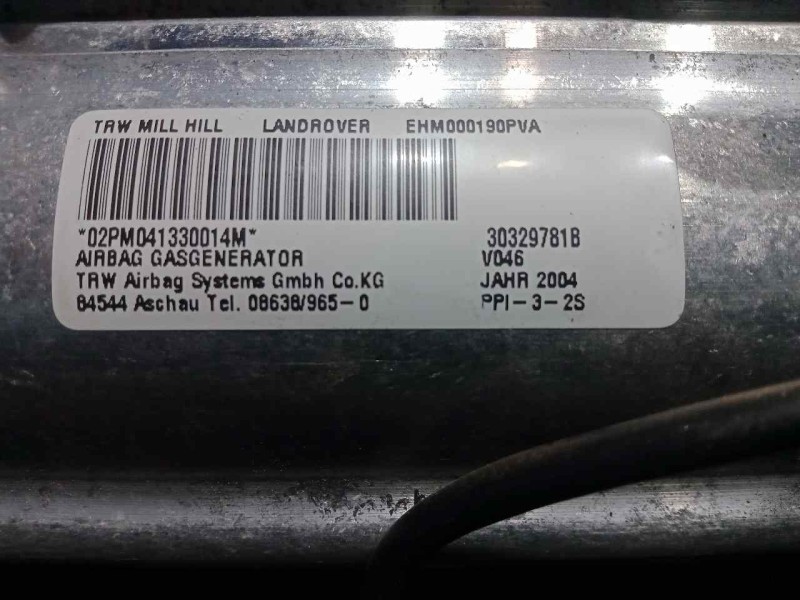 Recambio de airbag delantero derecho para land rover range rover (lm) 3.0 td6 referencia OEM IAM EHM000190PVA  