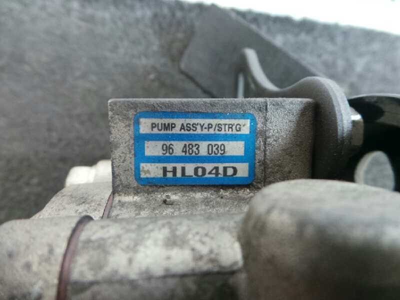 Recambio de bomba direccion para chevrolet matiz 1.0 cat referencia OEM IAM 96483039  8669 - Ø POLEA: 108MM