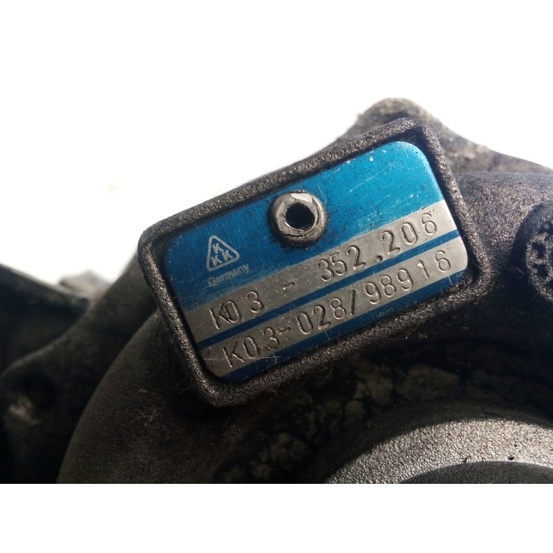 Recambio de turbocompresor para citroën xsara berlina 1.9 turbodiesel referencia OEM IAM K03352206  