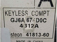 Recambio de modulo electronico para mazda 6 berlina (gg) 2.0 diesel cat referencia OEM IAM GJ6A675D0C   2
