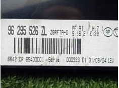 Recambio de mando climatizador para peugeot 607 (s1) 2.2 hdi fap cat referencia OEM IAM 96295526ZL   2