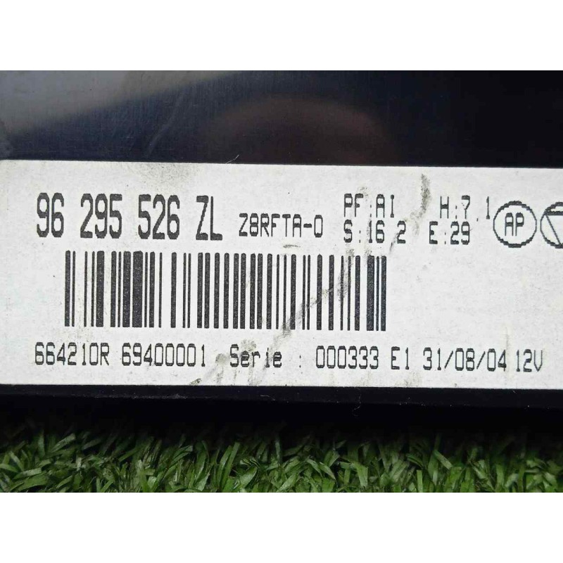 Recambio de mando climatizador para peugeot 607 (s1) 2.2 hdi fap cat referencia OEM IAM 96295526ZL  