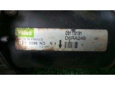Recambio de motor arranque para opel agila 1.2 16v cat (z 12 xe / lw4) referencia OEM IAM D6RA249-09115191 VALEO 10.DIENTES 2