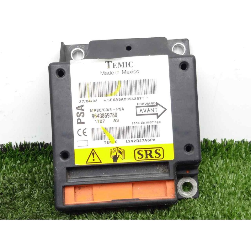 Recambio de centralita airbag para peugeot 607 (s1) 2.2 hdi fap cat referencia OEM IAM 9643869780  