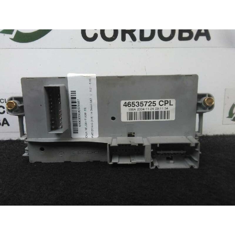 Recambio de caja reles / fusibles para fiat doblo (119) 1.9 diesel cat referencia OEM IAM 46535725-46812227 DELPHI 