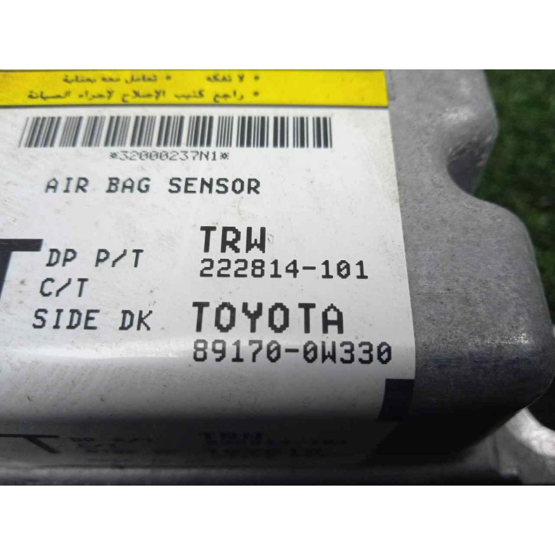Recambio de centralita airbag para toyota auris 1.4 turbodiesel cat referencia OEM IAM 222814101-891700W330  