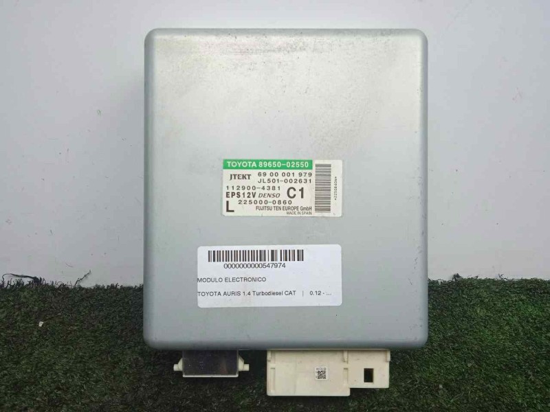 Recambio de modulo electronico para toyota auris 1.4 turbodiesel cat referencia OEM IAM 8965002550-JL501002631-1129004381-225000