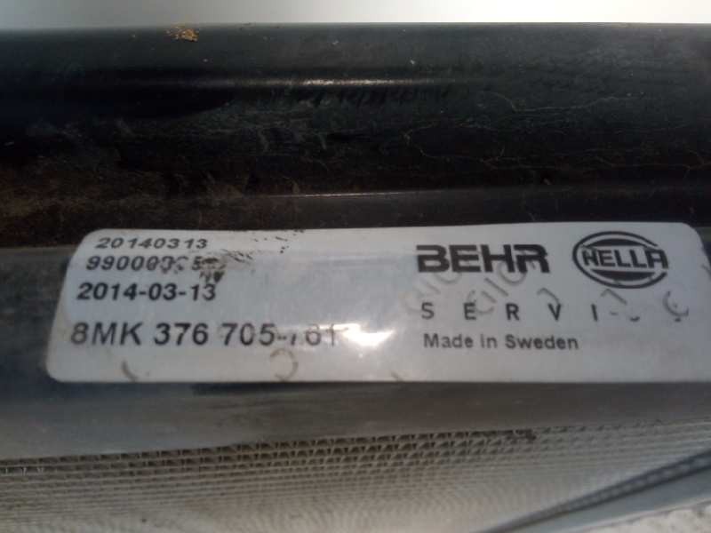 Recambio de radiador agua para iveco eurocargo 7.7 diesel referencia OEM IAM 8MK376705761-98425703 625X625X42 ALUMINIO