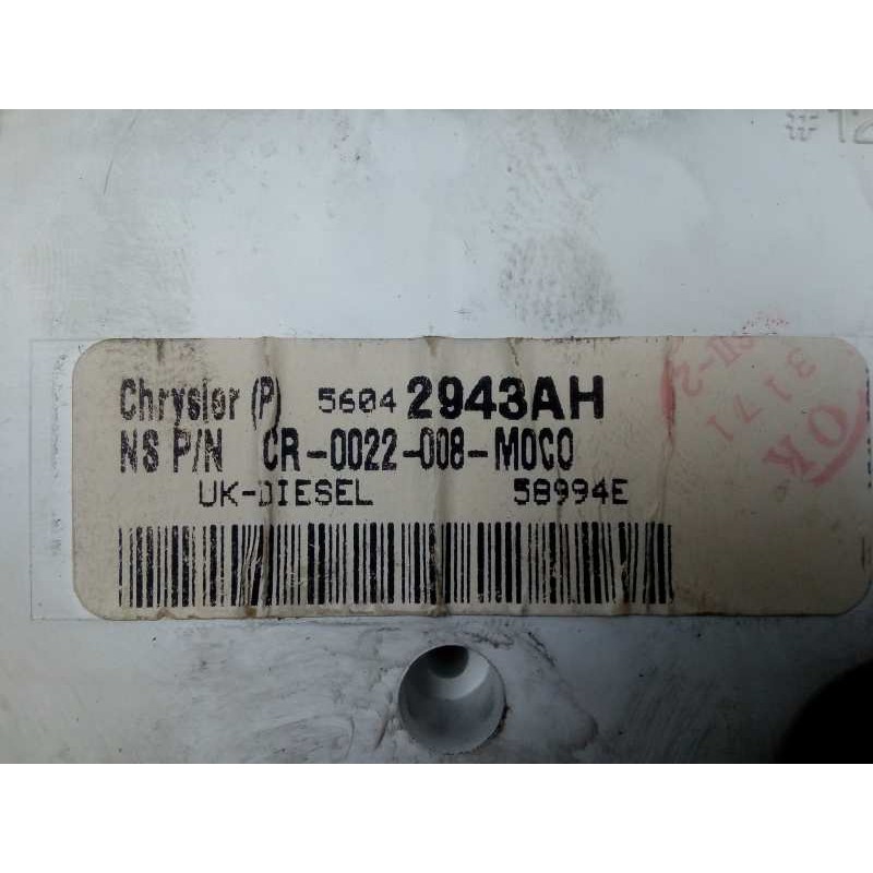 Recambio de cuadro instrumentos para jeep gr.cherokee (wj/wg) 2.7 crd cat referencia OEM IAM 56042943AH-CR0022008M0C0  