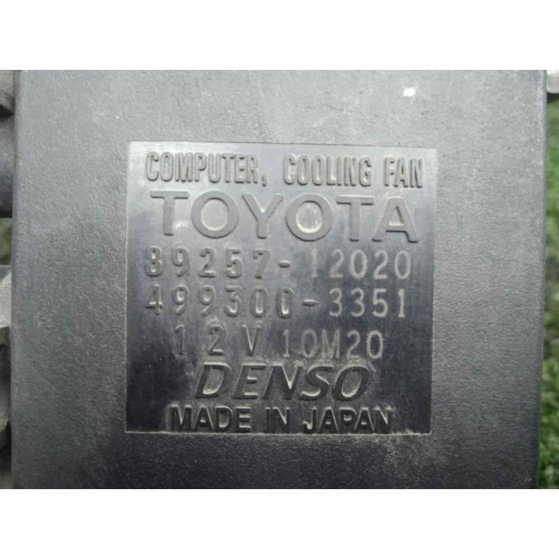 Recambio de resistencia electroventilador para toyota auris 1.4 turbodiesel cat referencia OEM IAM 8925712020-4993003351  