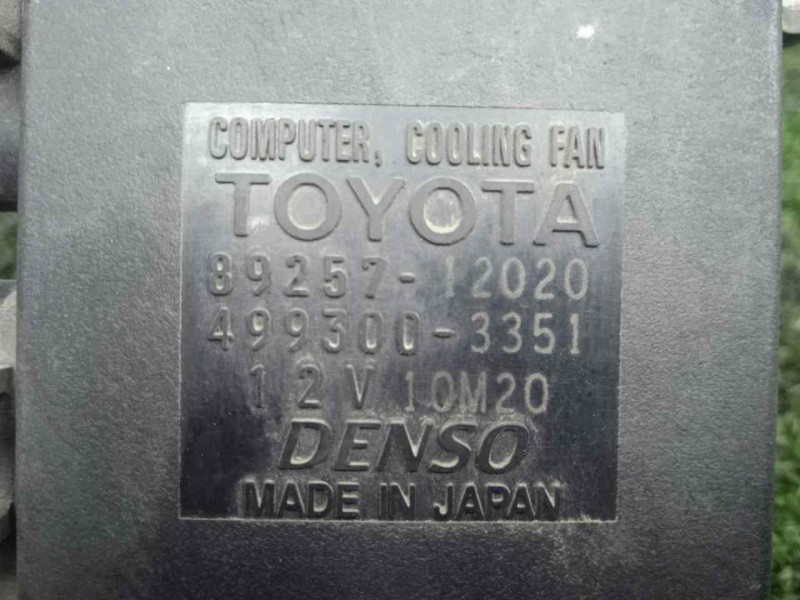 Recambio de resistencia electroventilador para toyota auris 1.4 turbodiesel cat referencia OEM IAM 8925712020-4993003351  