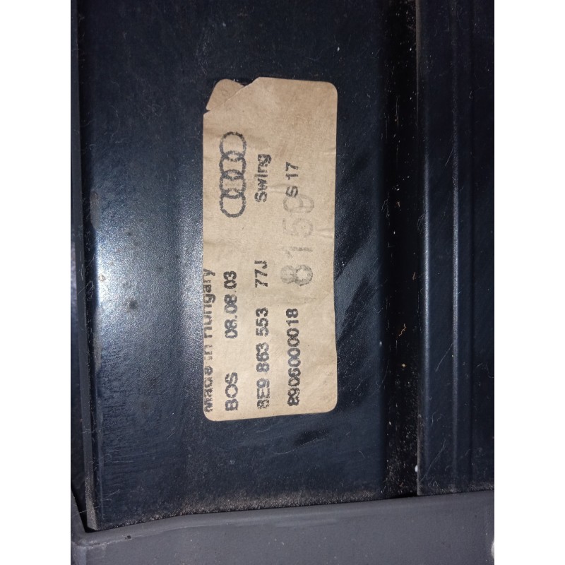 Recambio de bandeja trasera para audi a4 avant (8e) 1.9 tdi referencia OEM IAM 8E9863553  